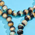 Liquorice Eclipse | .925 Sterling Silver | Lunar Glass Bracelet